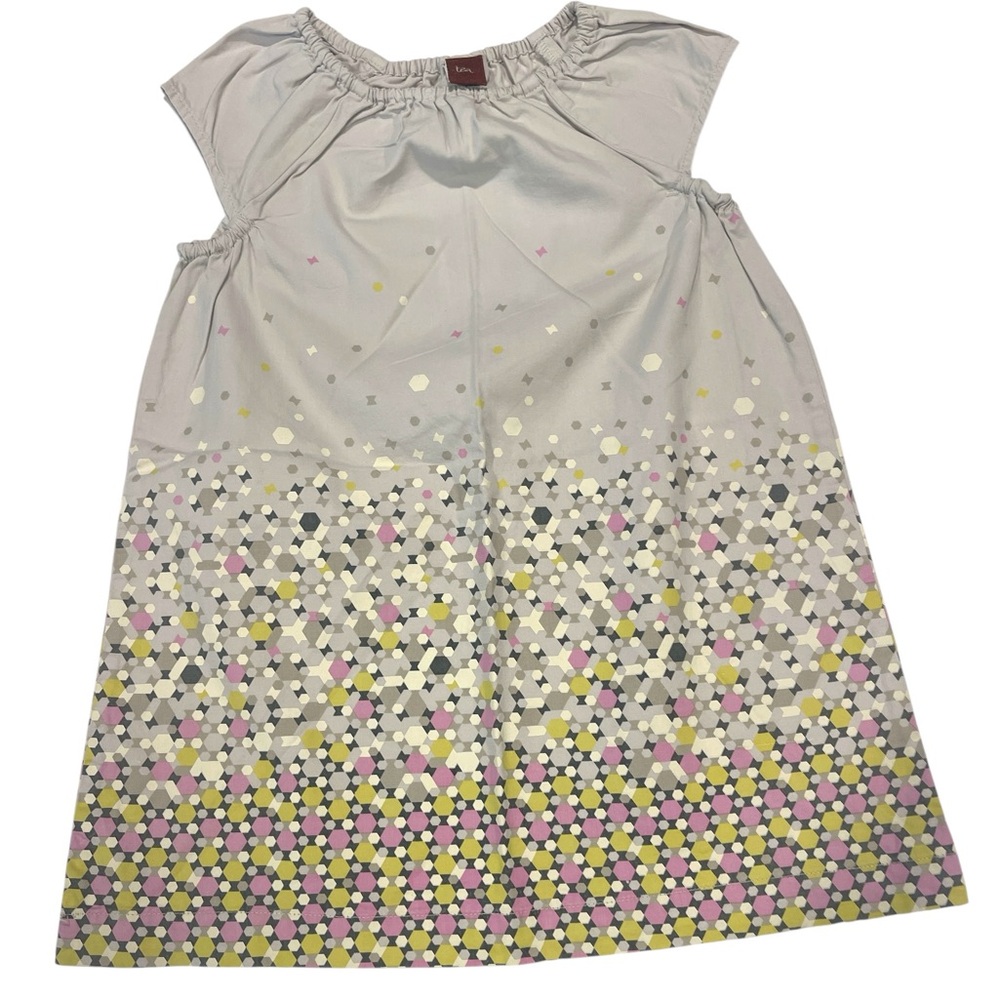 Tea Collection Purple and Gray Dress